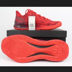 harden red shoes
